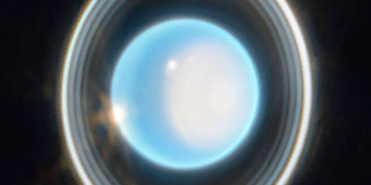 La reveladora imagen del planeta Urano donde un año equivale a 84 años terrestres