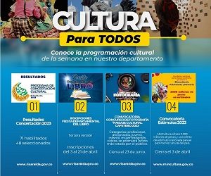 En semana Santa conozca las convocatorias de Risaralda Cultural