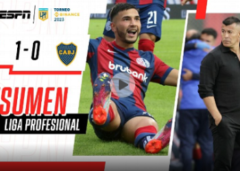 San Lorenzo se impuso 1-0, arruinó el inicio de la era de Almirón en Boca y da pelea en la Liga Profesional