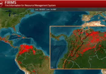 La Nasa publicó mapa con puntos de calor y alarma por incendios: así se ve Colombia durante la emergencia de El Niño