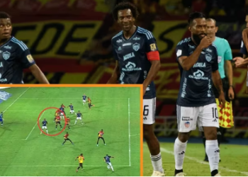 Otro escándalo en el fútbol colombiano: este es el polémico gol con el que Junior le empató al Pereira en el último minuto