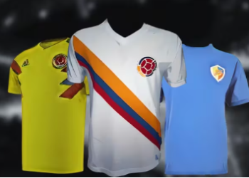 Top 10 de las camisetas históricas de la selección Colombia