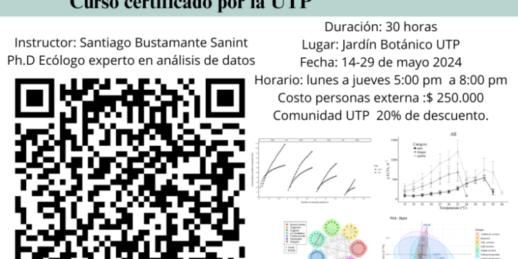 Curso de Minería y Análisis de Datos: Ecología y Ambiente, con lenguaje R».