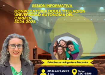 Sesión Informativa: Convocatoria Doble Titulación para estudiantes de Ingenieria Mecánica