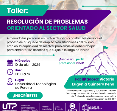 Este abril, prepárense para inspirarse y aprender con los talleres que la Red de mentores de la Universidad Tecnológica de Pereira, agéndese a uno o varios de nuestros talleres.