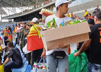 Secretaría de Salud acompañó la reapertura de ventas de alimentos y bebidas en las tribunas de estadio Hernán Ramírez Villegas
