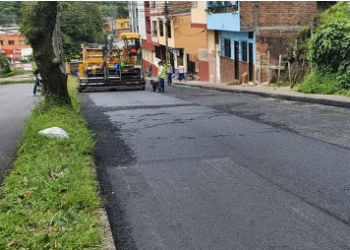 Alcaldía de Pereira finaliza repavimentación de la “Avenida Bavaria”, en el barrio Santander