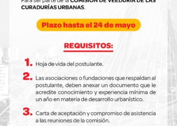 Convocatoria abierta para representante en la Comisión de Veeduría de las Curadurías Urbanas de Pereira