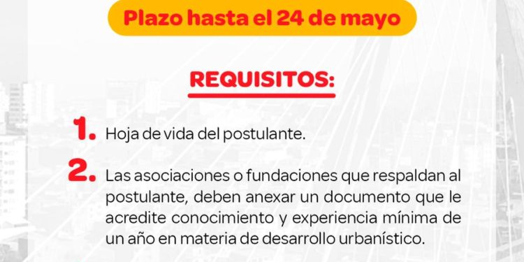 Convocatoria abierta para representante en la Comisión de Veeduría de las Curadurías Urbanas de Pereira