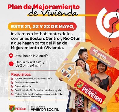 Tres nuevas comunas se verán beneficiadas con mejoramientos de vivienda