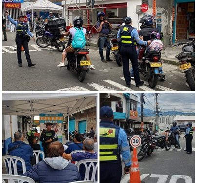Campañas pedagógicas en Villasantana, para mitigar la siniestralidad en la zona