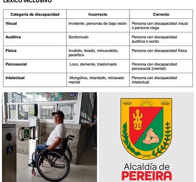 Alcaldía de Pereira promueve el lenguaje inclusivo para las personas con discapacidad