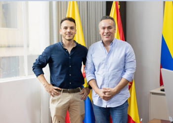 Raúl Murillo con el acompañamiento de la Sociedad de Mejoras de Pereira, próximo gerente de Ukumarí
