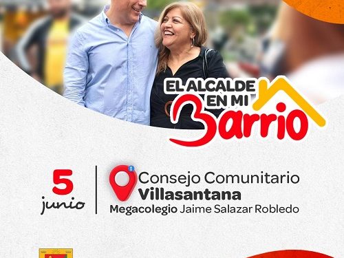 En Villasantana iniciarán los Consejos Comunitarios, “El Alcalde en mi Barrio”