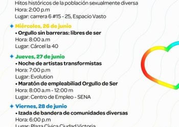 Pereira se prepara para la Semana de la Diversidad: ‘Orgullo de Ser’