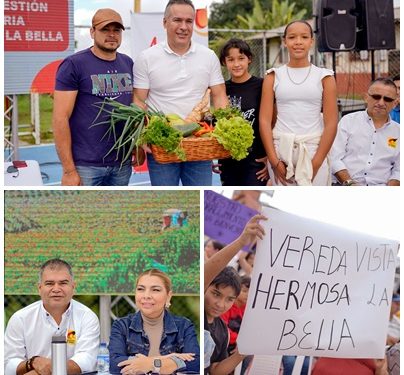 Maquinaria amarilla permanente para el sector rural, entre los anuncios más importantes durante el consejo Comunitario “El Alcalde en mi Corregimiento”