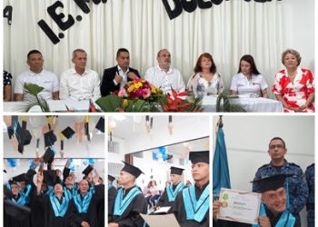 Un gran paso para enrutar sus vidas, dieron 18 privados de la libertad que se graduaron en la Cárcel La 40