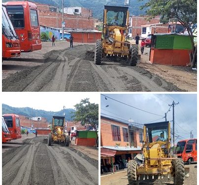 a Alcaldía de Pereira, realizó Intervenciones en el barrio El Remanso para mitigar el daño de la vía principal