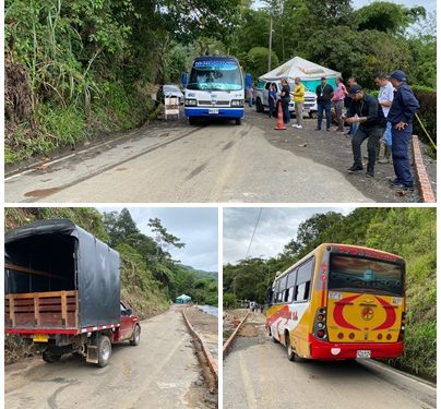 La Gobernación de Risaralda dio apertura a la vía Pereira -Marsella para carros de hasta 4 toneladas