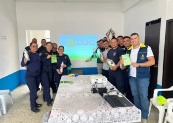 Gobernación continúa capacitando a los bomberos de Risaralda en prevención sobre cambio climático