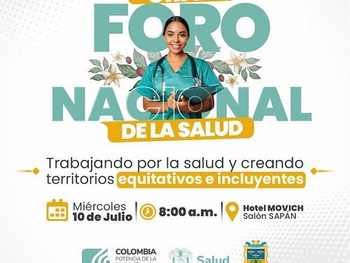 Gobernador Juan Diego Patiño es el anfitrión del Foro Nacional sobre la Salud en Pereira