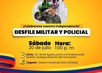 Gobernación invita a los risaraldenses a conmemorar los 214 años de la Independencia de Colombia