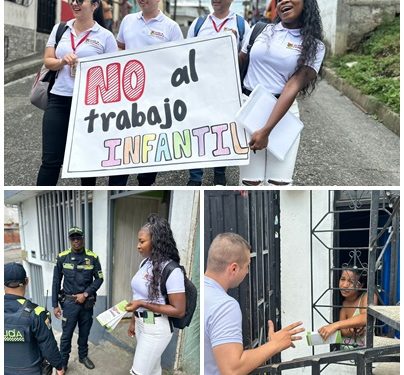 Campaña de sensibilización contra la erradicación del trabajo infantil en Corocito