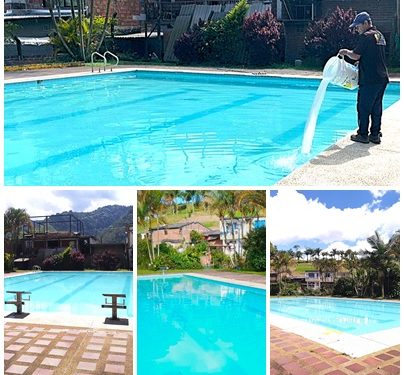 Secretaría de Deporte y Recreación atendió solicitud de mantenimiento de la piscina del parque José María Zapata