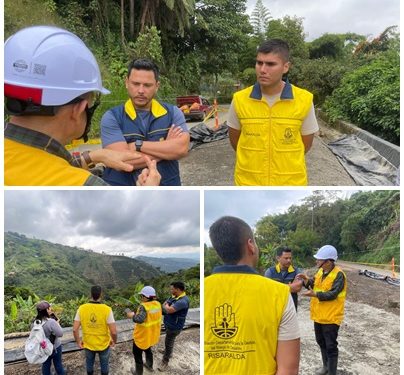 Gobernación también hace seguimiento a obras de la vía Pereira – Marsella, a través de la DIGER