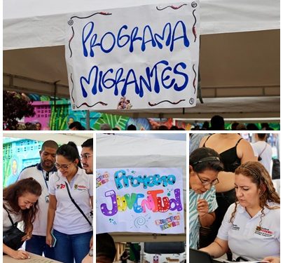 Secretaría de Desarrollo Social se movilizó con su oferta institucional al Parque Guadalupe Zapata en Cuba