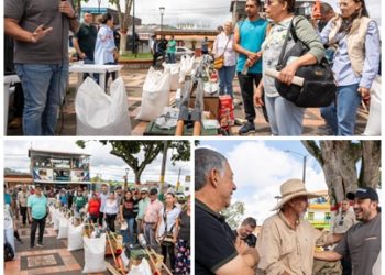 Gobernador entregó en el corregimiento de Arabia kits de huertas a mujeres rurales