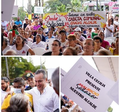 El Alcalde en mi barrio llegó a la comuna Consota