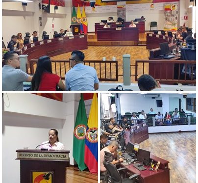 Concejo de Pereira resaltó la labor de la Secretaría de Cultura, durante sesión de control político a la entidad