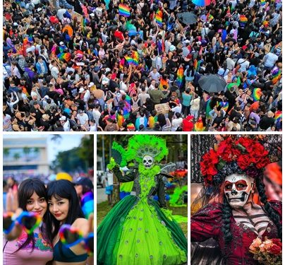 Un derroche de color y alegría se vivió durante el Pride, evento de cierre de la Semana de la Diversidad: Orgullo de Ser