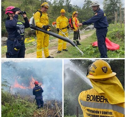 En Santuario, la Gobernación realizará simulacro para responder a incendios de cobertura vegetal