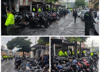 Alcaldía y Policía cierran seis locales y recuperan tres motocicletas 