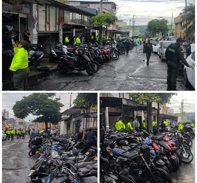 Alcaldía y Policía cierran seis locales y recuperan tres motocicletas
