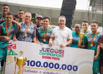 Con una gran celebración finalizaron los Juegos Campesinos y Veredales 2024