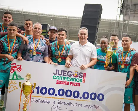 Con una gran celebración finalizaron los Juegos Campesinos y Veredales 2024