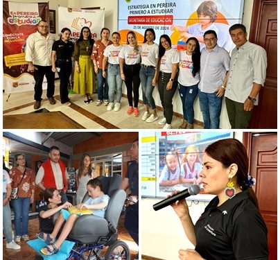 Estrategias de acceso y permanencia escolar en Pereira, fueron destacadas por funcionarios del Ministerio de Educación