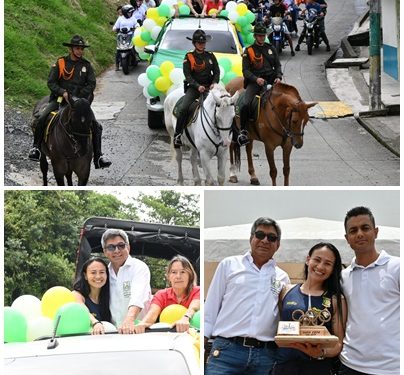 Guática recibió con honores a su deportista olímpica y le entregó la distinción ‘Cacique Guaticamá’