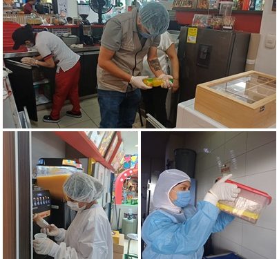 Secretaría de Salud inspeccionó restaurantes y cafés de Victoria Centro Comercial