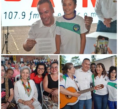 El programa ‘El Alcalde en mi Barrio’, llegó para escuchar las necesidades de la comuna El Jardín