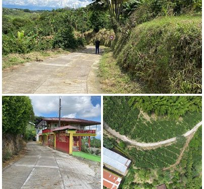 Gobernación de Risaralda mejora las vías rurales con la construcción de placas huella