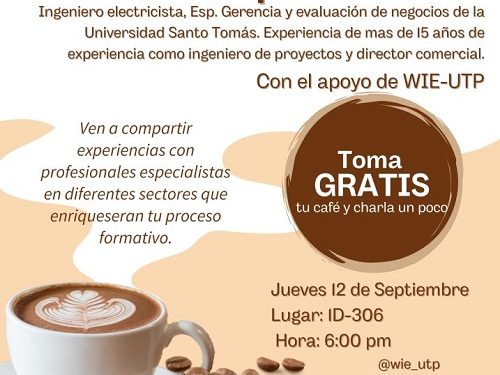 Un café con la Rama IEEE y WIE UTP: inspirando nuevas generaciones