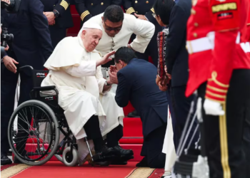 El papa Francisco llegó a Indonesia para comenzar su gira por Asia y Oceanía