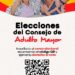Desde hoy y hasta el 15 de septiembre, adultos mayores de 60 años en adelante, podrán registrarse en el Censo Electoral para elegir el Consejo del Adulto Mayor