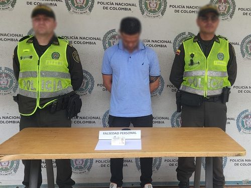 CAPTURADO POR FALSEDAD PERSONAL EN LA CAPITAL RISARALDENSE