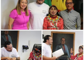 Risaralda es el primer departamento del país que nombra a una docente indígena en propiedad, reconociendo su Cualificación Cultural Comunitaria