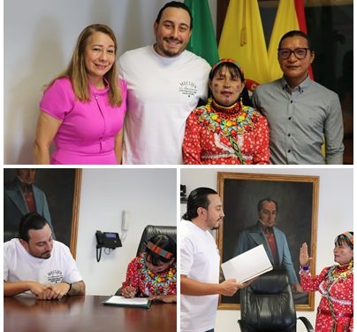 Risaralda es el primer departamento del país que nombra a una docente indígena en propiedad, reconociendo su Cualificación Cultural Comunitaria